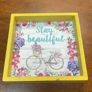 Wooden Stay Beautiful Decor